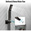 imageSR SUN RISE 16 Inch Ceiling Mounted Shower System Rain Mixer Shower Combo Set Rainfall Shower Head System Brushed Gold Shower Faucet Roughin Valve Body and Trim IncludedOil Rubbed Bronze