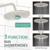 imageSR SUN RISE Shower Faucet  16 Inch Multifunctional High Pressure Shower Head System with Handheld Shower Head Fixtures  Valve Included  Brushed GoldBrushed Nickel