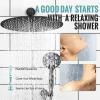 imageSR SUN RISE Shower Faucet  16 Inch Multifunctional High Pressure Shower Head System with Handheld Shower Head Fixtures  Valve Included  Brushed GoldMatte Black