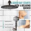 imageSR SUN RISE Shower Faucet  16 Inch Multifunctional High Pressure Shower Head System with Handheld Shower Head Fixtures  Valve Included  Brushed GoldOil Rubbed Bronze