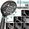 imageSR SUN RISE Shower Faucet  16 Inch Multifunctional High Pressure Shower Head System with Handheld Shower Head Fixtures  Valve Included  Brushed GoldOil Rubbed Bronze