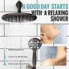 imageSR SUN RISE Shower Faucet  16 Inch Multifunctional High Pressure Shower Head System with Handheld Shower Head Fixtures  Valve Included  Brushed GoldOil Rubbed Bronze