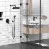 imageSR SUN RISE Shower Faucet  16 Inch Multifunctional High Pressure Shower Head System with Handheld Shower Head Fixtures  Valve Included  Brushed GoldOil Rubbed Bronze