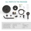 imageSR SUN RISE Shower Faucet  16 Inch Multifunctional High Pressure Shower Head System with Handheld Shower Head Fixtures  Valve Included  Brushed GoldOil Rubbed Bronze