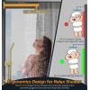 imageSR SUN RISE Shower Faucets Sets Complete Brushed Gold Square Rain Shower Head with Handheld Spray All Metal Shower Faucet Trim Repair Kits Contain Shower ValveBrushed Gold