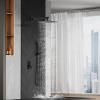 imageSR SUN RISE Shower Faucets Sets Complete Brushed Gold Square Rain Shower Head with Handheld Spray All Metal Shower Faucet Trim Repair Kits Contain Shower ValveOil Rubbed Bronze