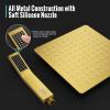 imageSR SUN RISE Shower Faucets Sets Complete Brushed Gold Square Rain Shower Head with Handheld Spray All Metal Shower Faucet Trim Repair Kits Contain Shower ValveBrushed Gold