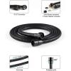 imageSR SUN RISE 6Mode Handheld Shower Head 48 Inches High Pressure 18 GPM 18 Meter708 Inch Long Stainless Steel Shower Hose Brass Ball Joint Matte BlackMatte Black