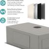 image:imageUndermount Stainless Steel Kitchen Sink  SR SUN RISE 30 x 18 x 10 Drop In Workstation Sink Handmade Single Bowl Kitchen Sink with Accessories Pack of 5 Brushed Finish