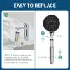 image:imageSR SUN RISE Shower Filter for Handheld Shower Head 2Pack Replacement Filters for Hard Water NSF Certified 99 Chlorine Removal  Reduces Dry Itchy Skin