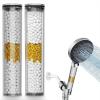 image:imageSR SUN RISE Shower Filter for Handheld Shower Head 2Pack Replacement Filters for Hard Water NSF Certified 99 Chlorine Removal  Reduces Dry Itchy Skin