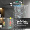 image:imageSR SUN RISE 12 Inches All Metal Square Shower System with Tub Spout Tub Shower Faucet Set High Pressure Rain Shower Head and Handheld Sprayer Combo Shower Fixtues Valve Included Brushed NickelBrushed Nickel
