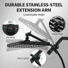 image:image12 Inch Wide Rain Shower Head with NSF Filtered Handheld Combo High Pressure Rainfall Shower Head 9 Spray Modes Handheld with 9Inch Extension Arm Comes with Filter Removes ChlorineBlackBlack