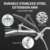image:image12 Inch Wide Rain Shower Head with NSF Filtered Handheld Combo High Pressure Rainfall Shower Head 9 Spray Modes Handheld with 9Inch Extension Arm Comes with Filter Removes ChlorineBlackChrome